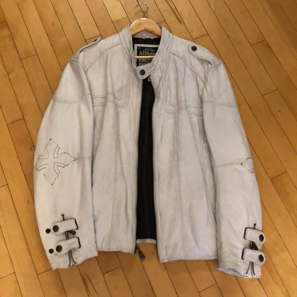 Affliction limited edition leather jacket